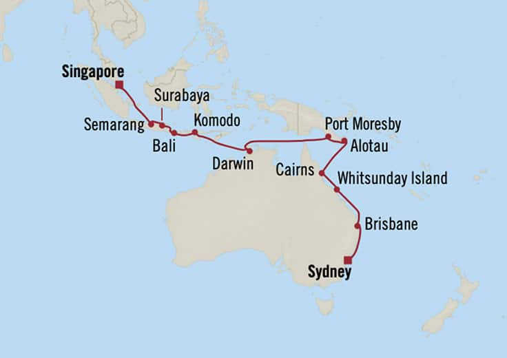 travel from australia to singapore